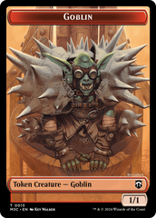Tarmogoyf // Goblin Double-Sided Token [Modern Horizons 3 Commander Tokens] | Odin's Place