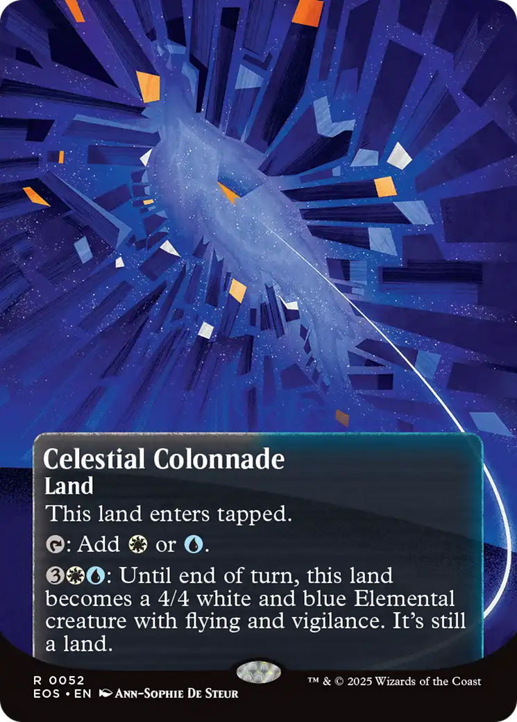 Celestial Colonnade (0052) (Borderless) [Edge of Eternities: Stellar Sights] | Odin's Place