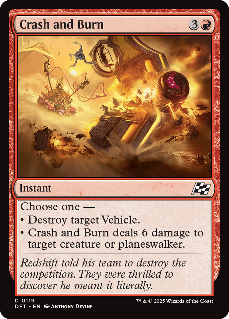 Crash and Burn [Aetherdrift] | Odin's Place