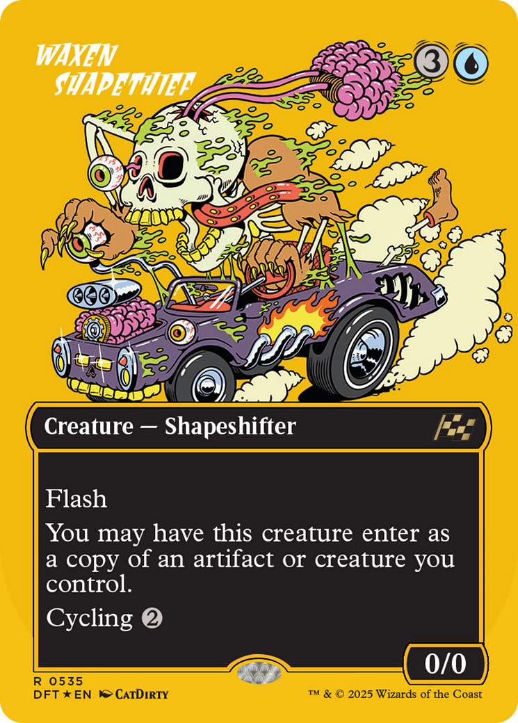 Waxen Shapethief (Borderless) (First-Place Foil) [Aetherdrift] | Odin's Place