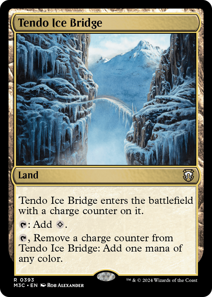 Tendo Ice Bridge (Ripple Foil) [Modern Horizons 3 Commander] | Odin's Place
