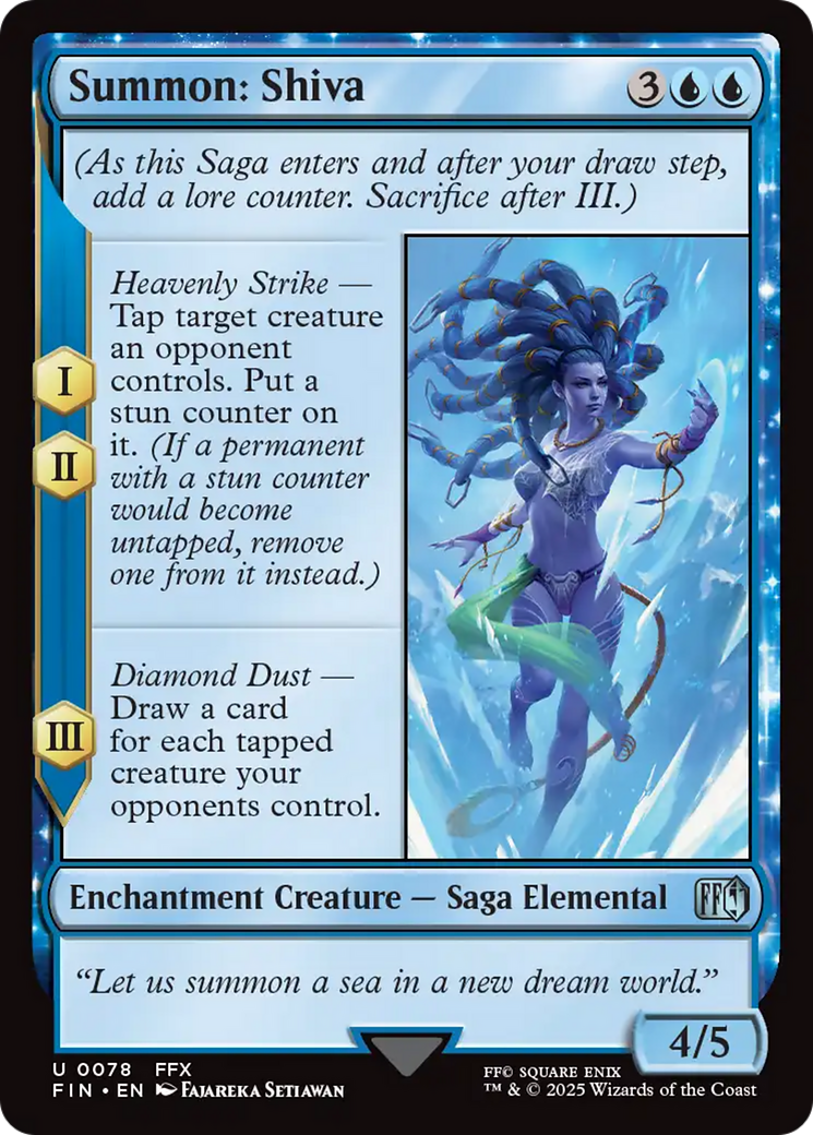 Summon: Shiva [FINAL FANTASY] | Odin's Place