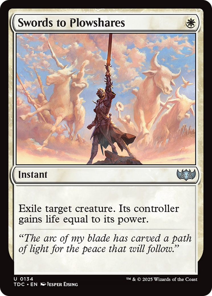 Swords to Plowshares [Tarkir: Dragonstorm Commander] | Odin's Place