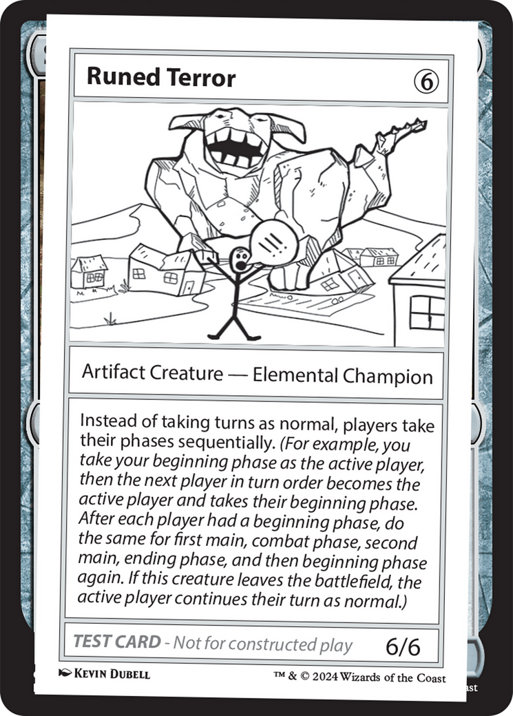 Runed Terror [Mystery Booster 2 Playtest Cards] | Odin's Place