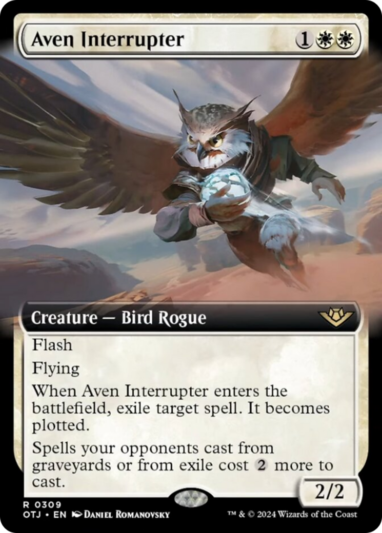 Aven Interrupter (Extended Art) [Outlaws of Thunder Junction] | Odin's Place