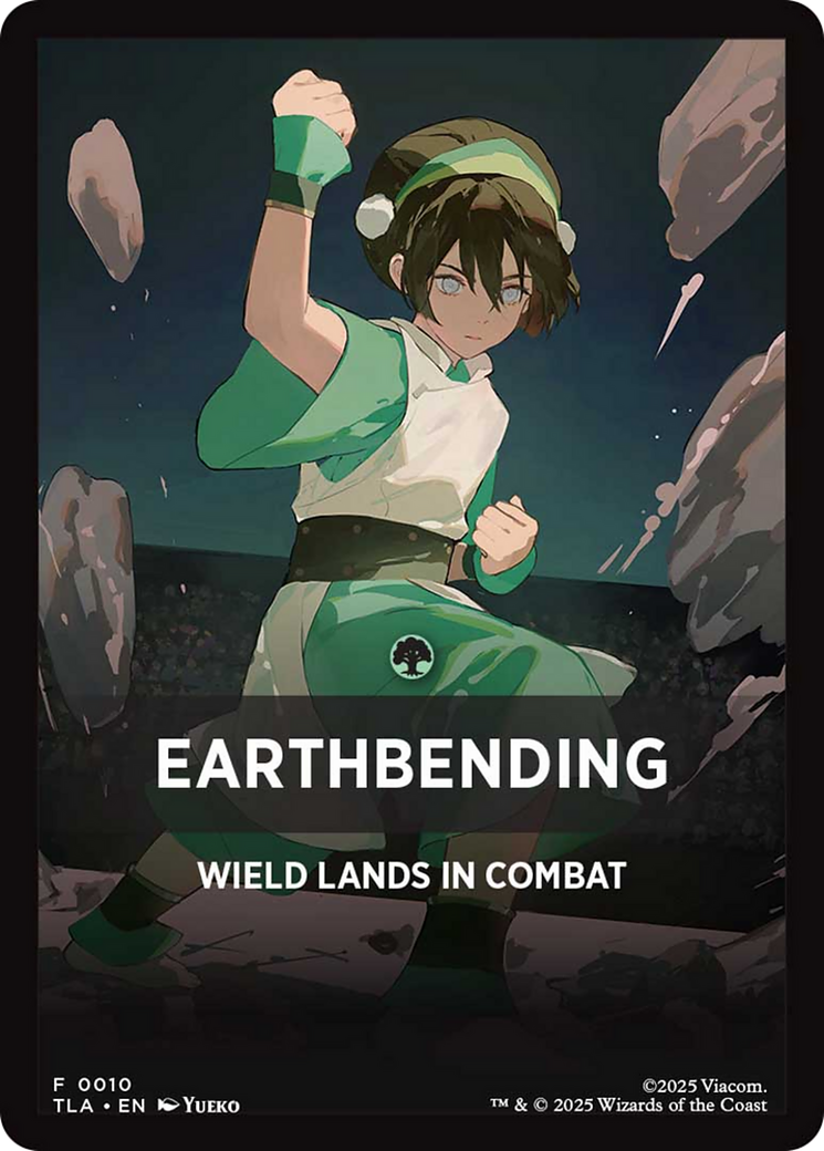 Earthbending Theme Card [Avatar: The Last Airbender Tokens] | Odin's Place