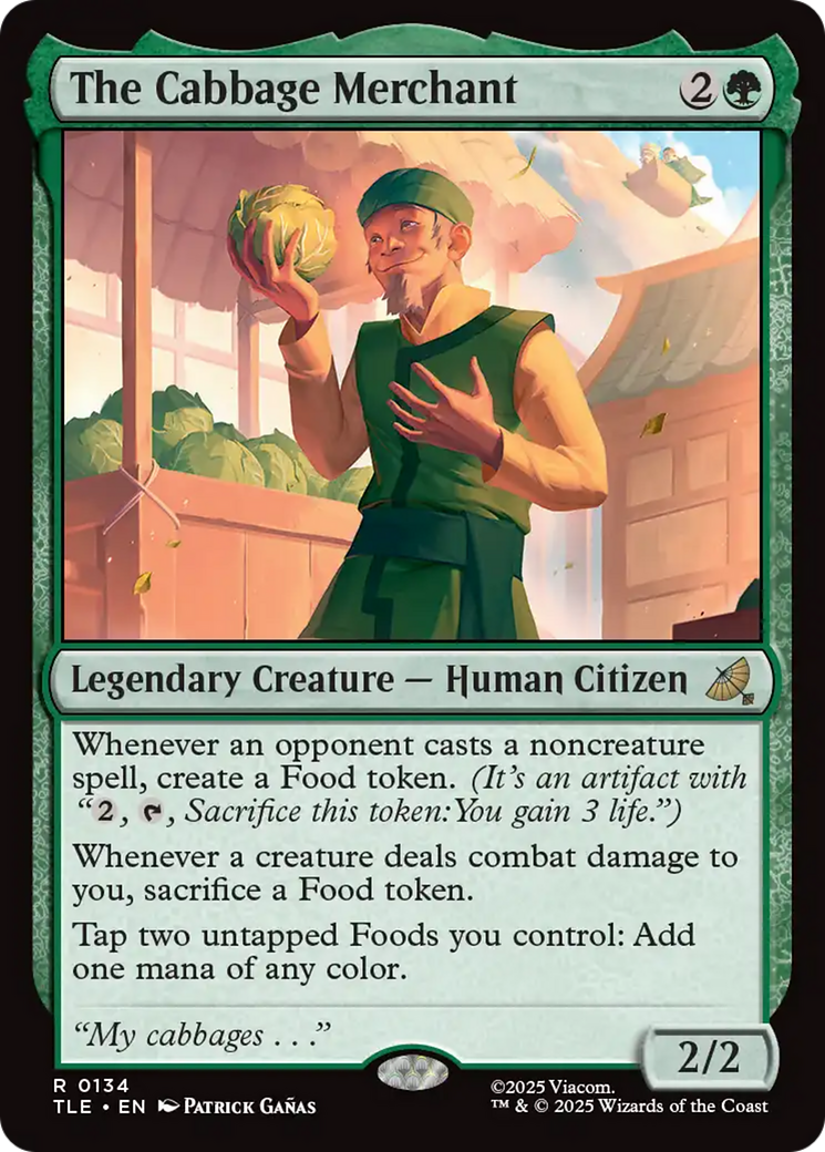 The Cabbage Merchant [Avatar: The Last Airbender: Eternal-Legal] | Odin's Place