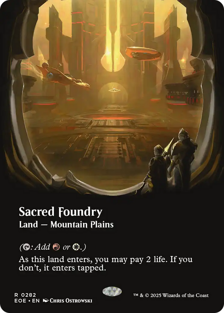 Sacred Foundry (Borderless) [Edge of Eternities] | Odin's Place