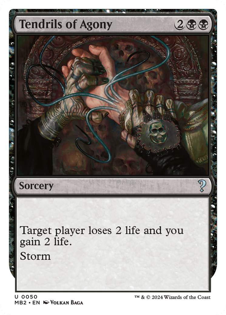 Tendrils of Agony (White Border) [Mystery Booster 2] | Odin's Place