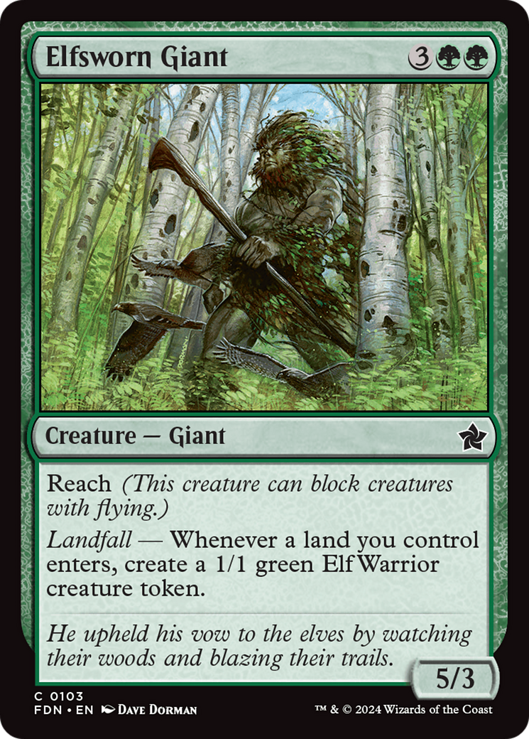 Elfsworn Giant [Foundations] | Odin's Place
