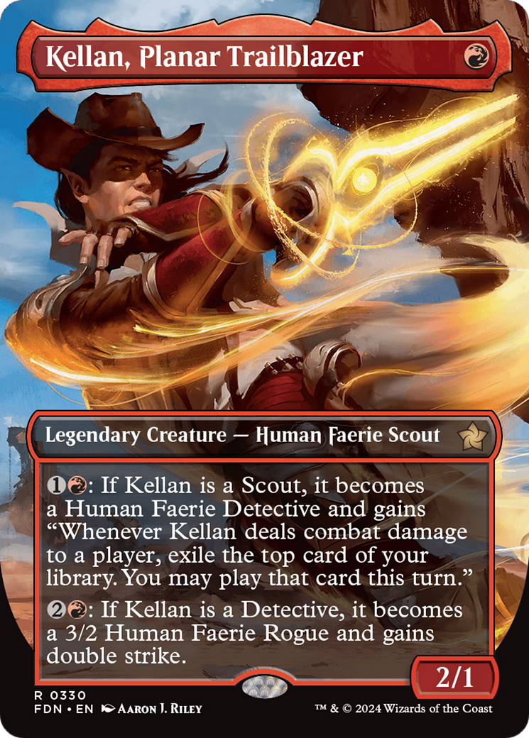 Kellan, Planar Trailblazer (Borderless) [Foundations] | Odin's Place