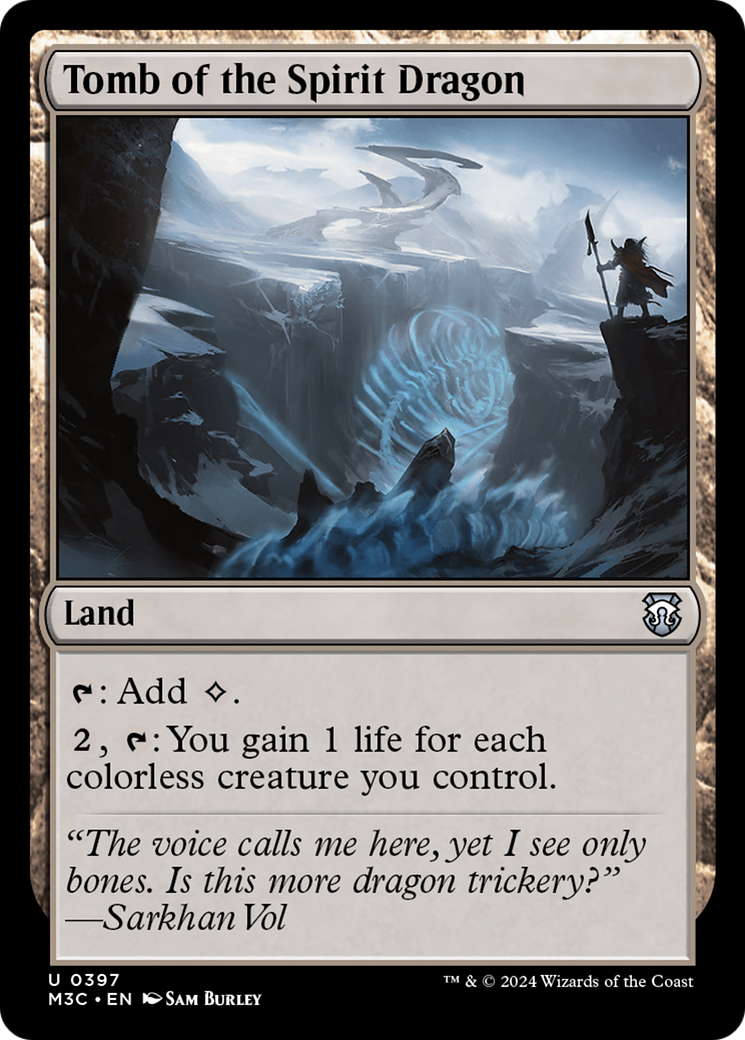 Tomb of the Spirit Dragon (Ripple Foil) [Modern Horizons 3 Commander] | Odin's Place