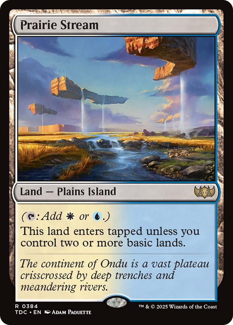 Prairie Stream [Tarkir: Dragonstorm Commander] | Odin's Place