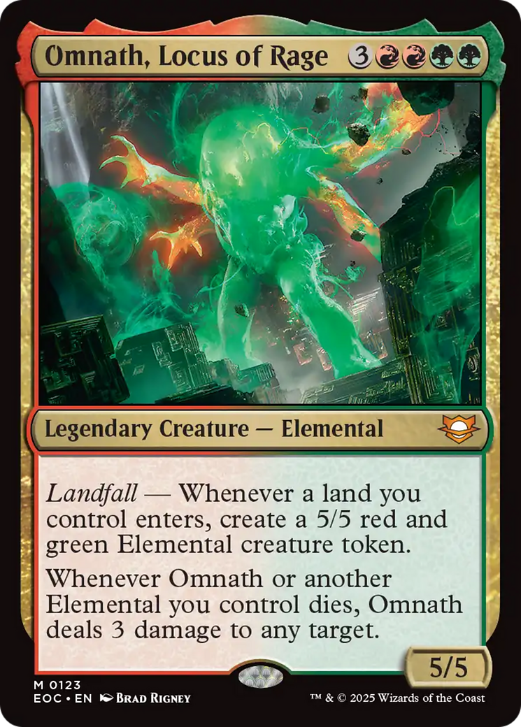 Omnath, Locus of Rage [Edge of Eternities Commander] | Odin's Place