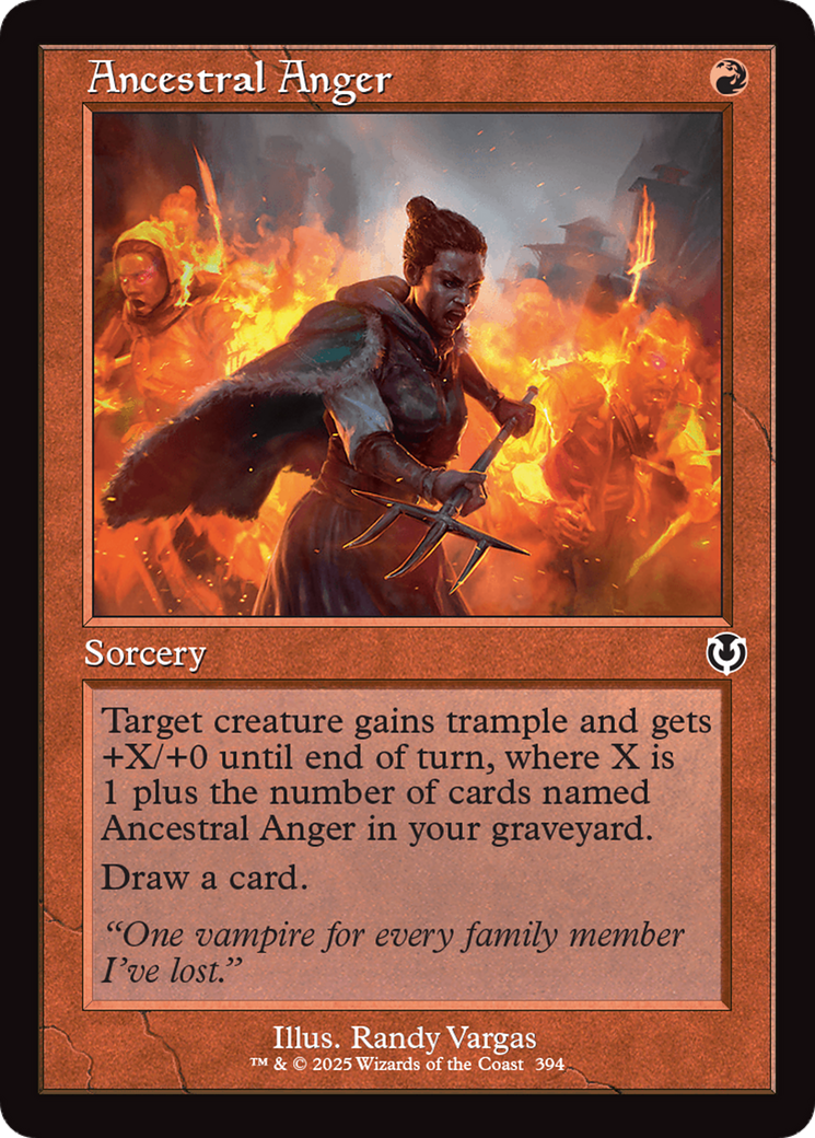 Ancestral Anger (Retro Frame) [Innistrad Remastered] | Odin's Place