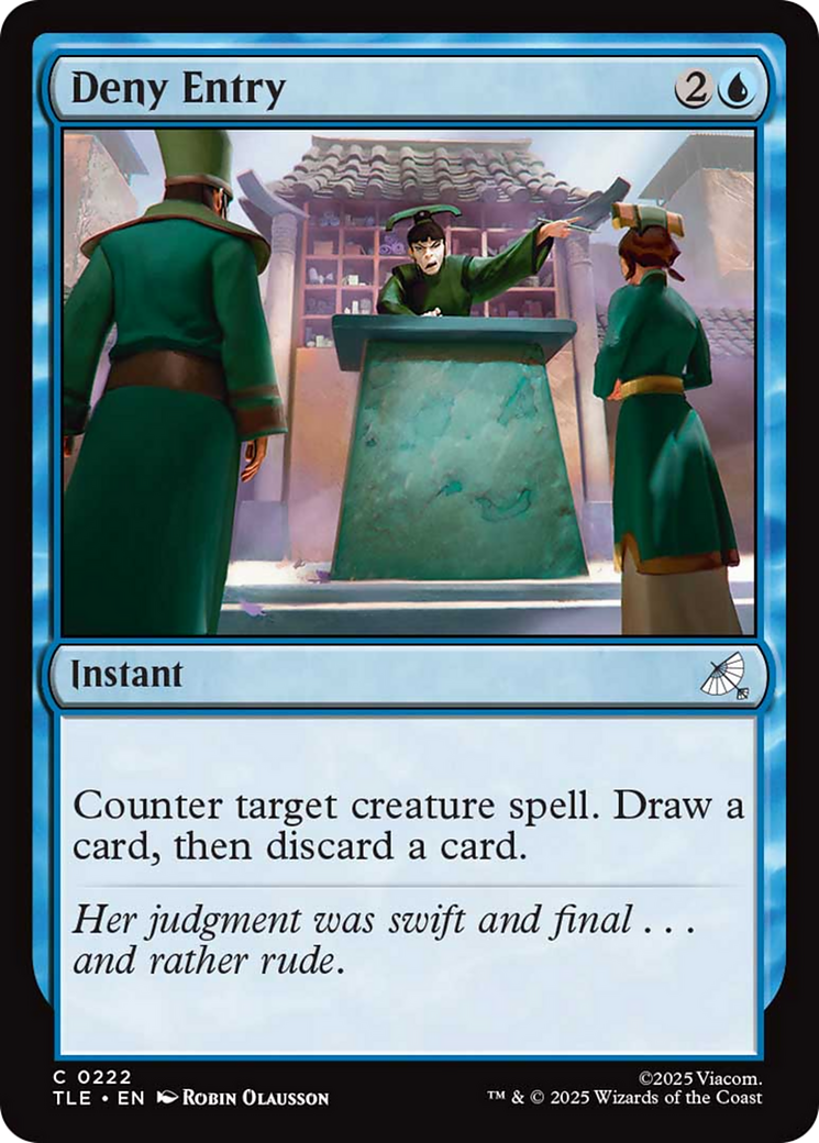 Deny Entry [Avatar: The Last Airbender: Eternal-Legal] | Odin's Place