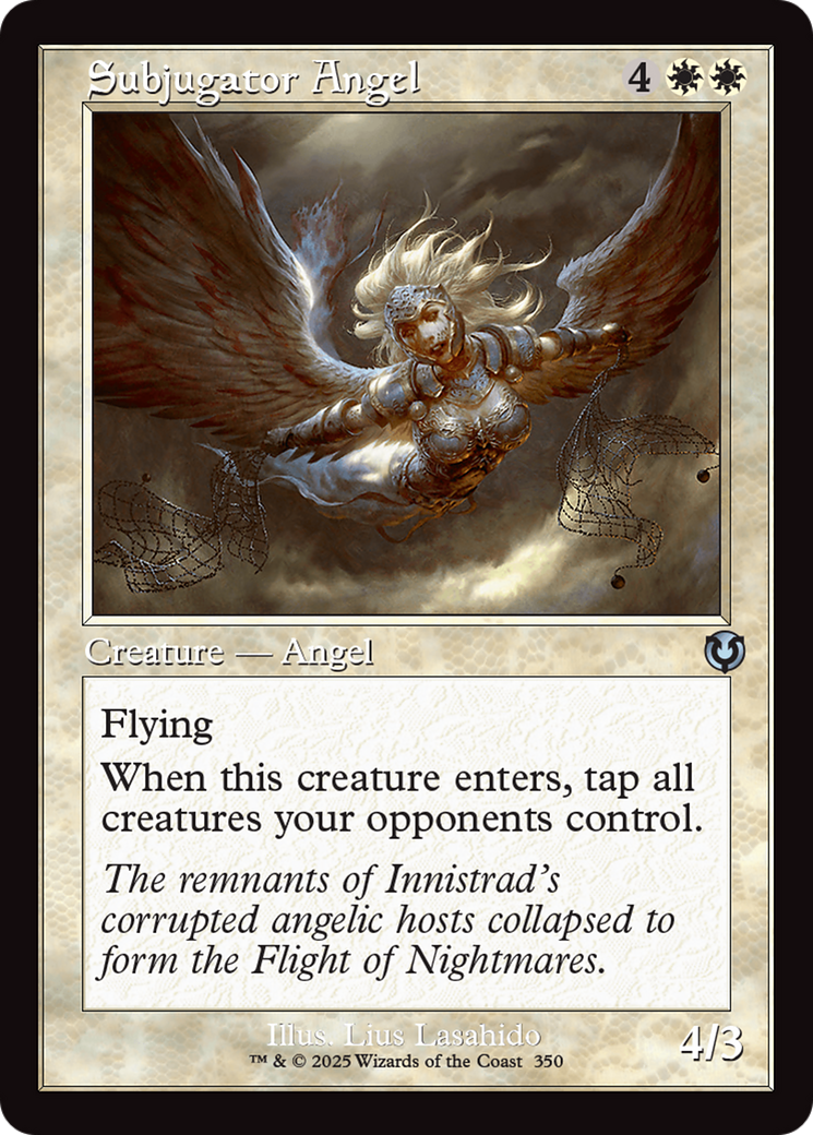 Subjugator Angel (Retro Frame) [Innistrad Remastered] | Odin's Place