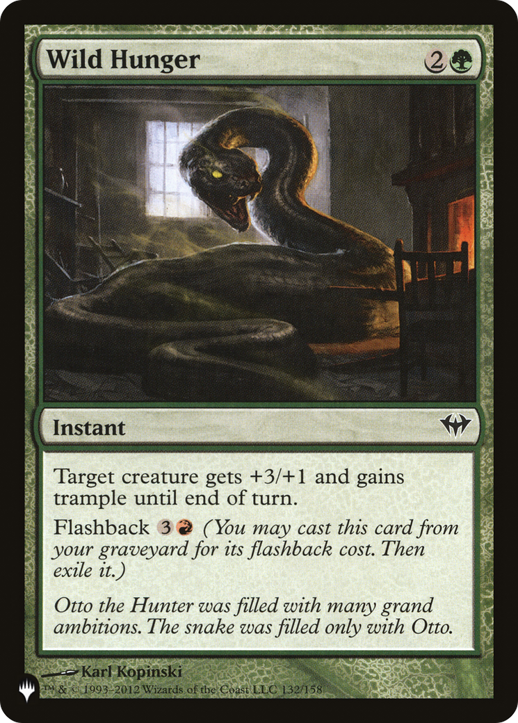 Wild Hunger [The List] | Odin's Place