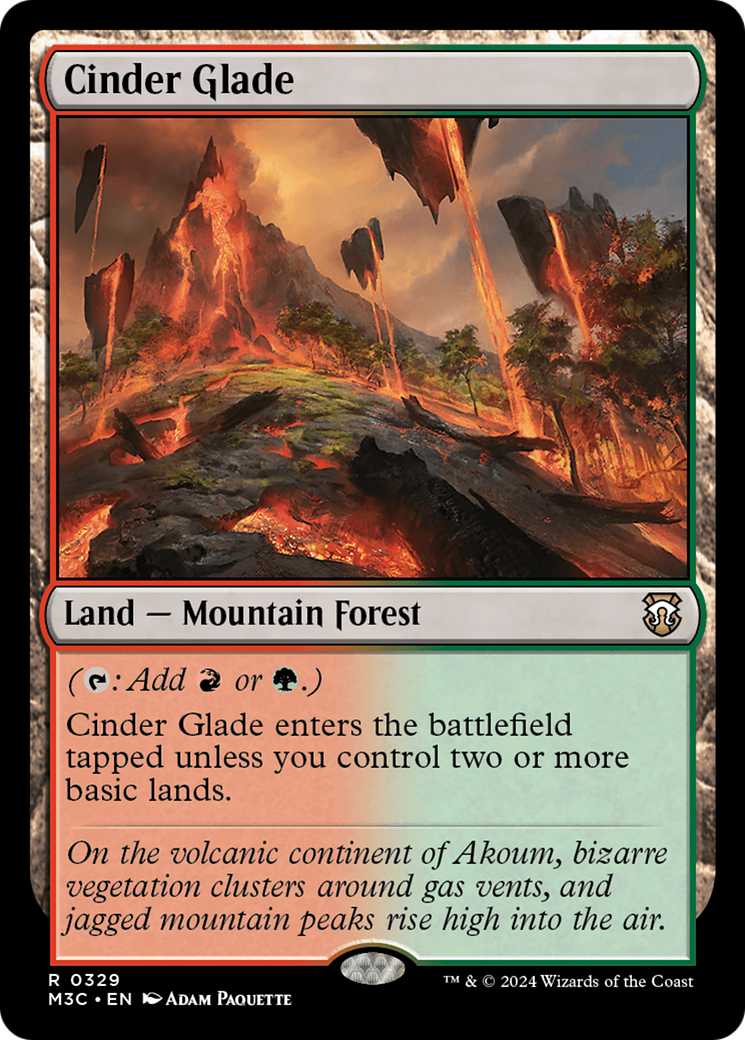 Cinder Glade [Modern Horizons 3 Commander] | Odin's Place