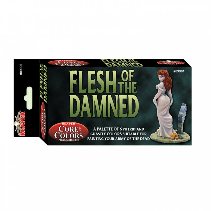 Reaper FastPalette Paint Set: Flesh of the Damned - Undead Skin | Odin's Place
