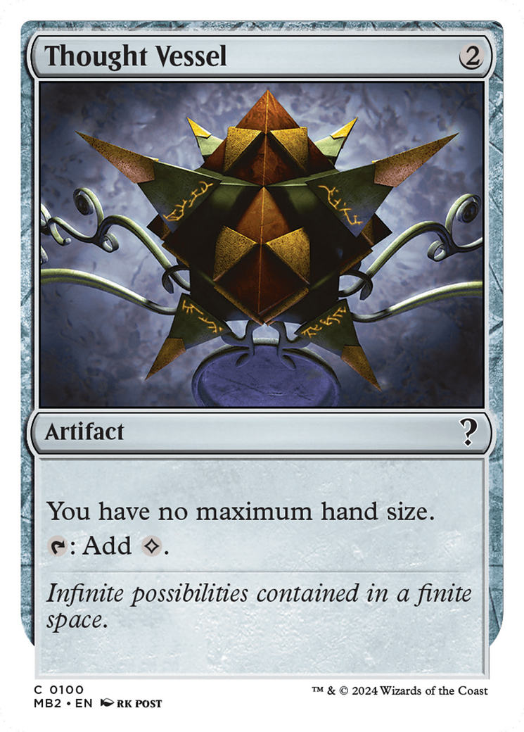 Thought Vessel (White Border) [Mystery Booster 2] | Odin's Place
