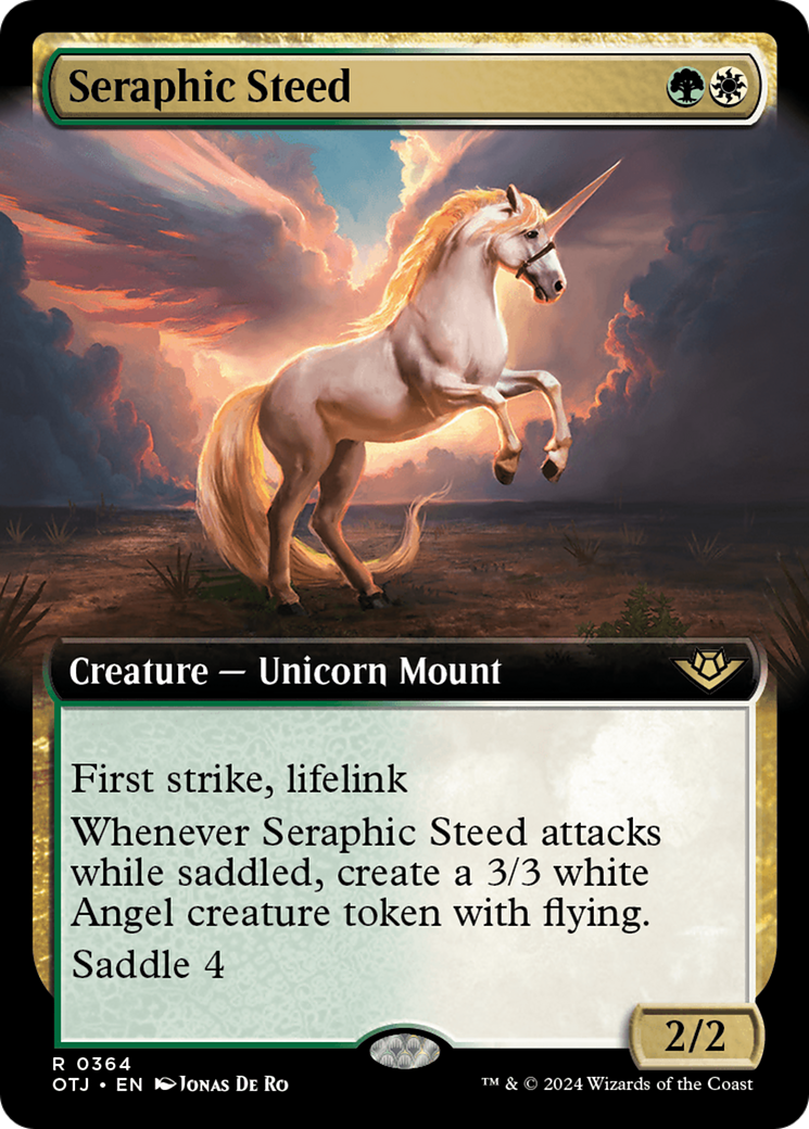 Seraphic Steed (Extended Art) [Outlaws of Thunder Junction] | Odin's Place