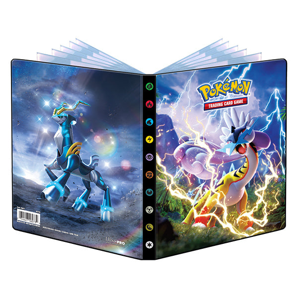 Ultra Pro Pokemon: Portfolio 4-Pocket Scarlet & Violet- Raging Bolt and Iron Crown | Odin's Place