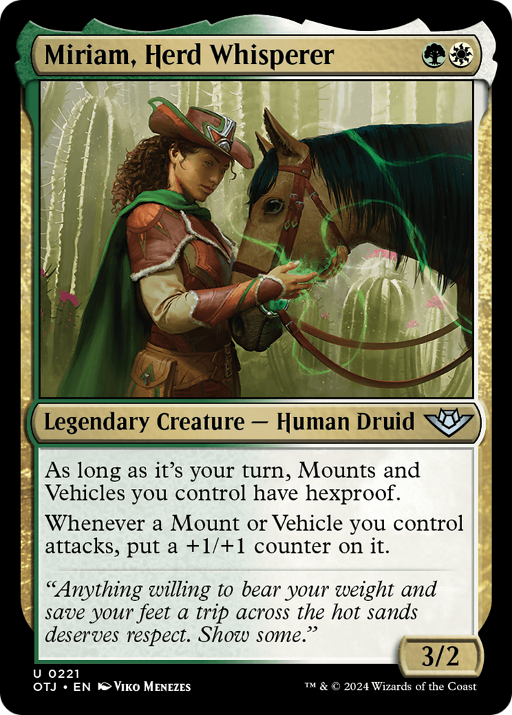 Miriam, Herd Whisperer [Outlaws of Thunder Junction] | Odin's Place