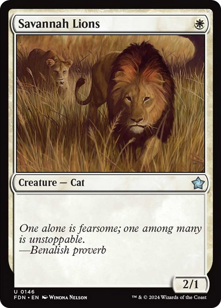 Savannah Lions [Foundations] | Odin's Place