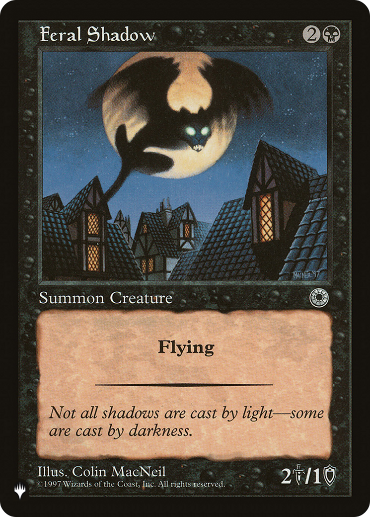 Feral Shadow [The List] | Odin's Place
