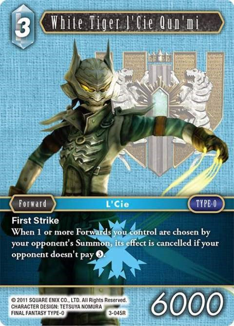 White Tiger l'Cie Qun'mi [Opus III] | Odin's Place