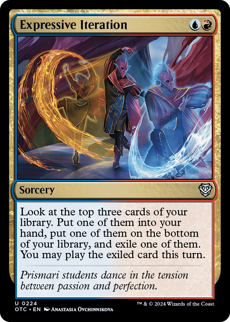 Expressive Iteration [Outlaws of Thunder Junction Commander] | Odin's Place
