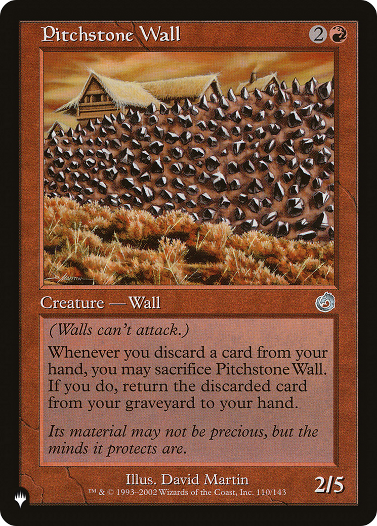 Pitchstone Wall [The List] | Odin's Place