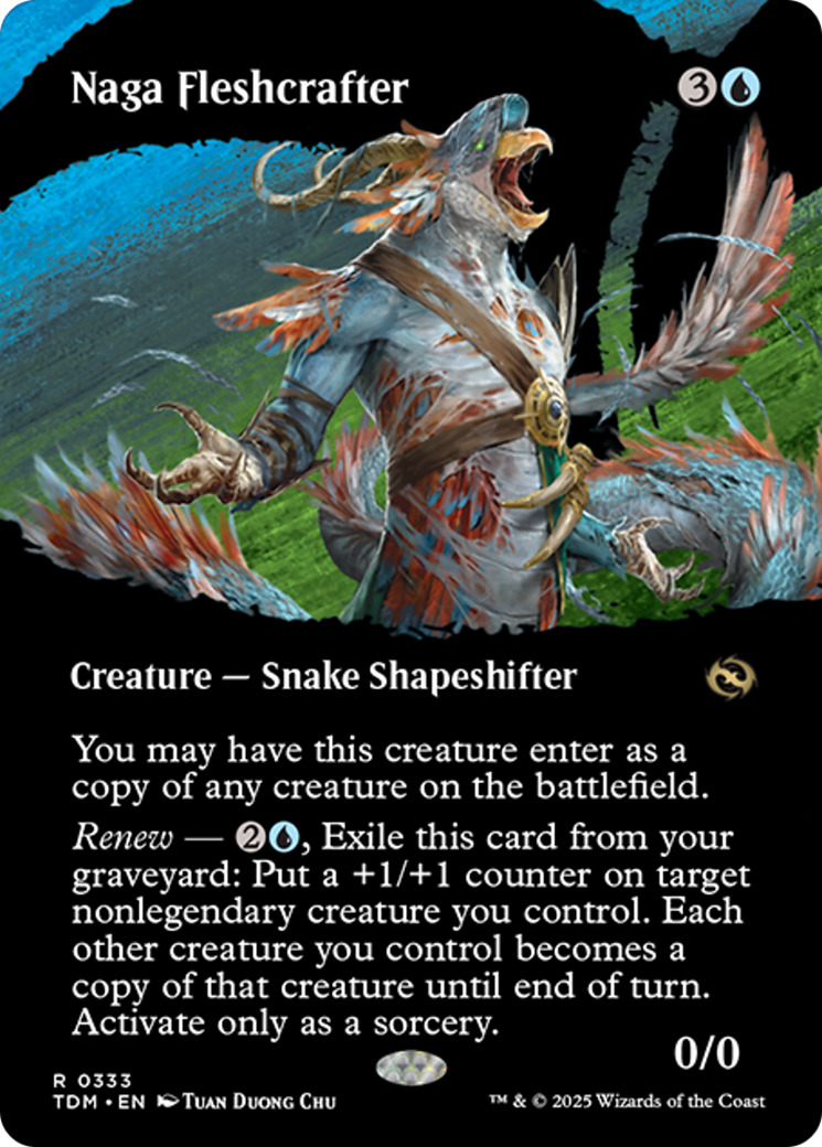 Naga Fleshcrafter (Borderless) [Tarkir: Dragonstorm] | Odin's Place