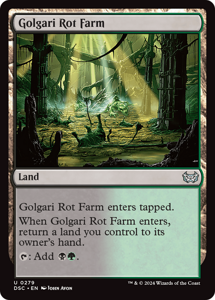 Golgari Rot Farm [Duskmourn: House of Horror Commander] | Odin's Place