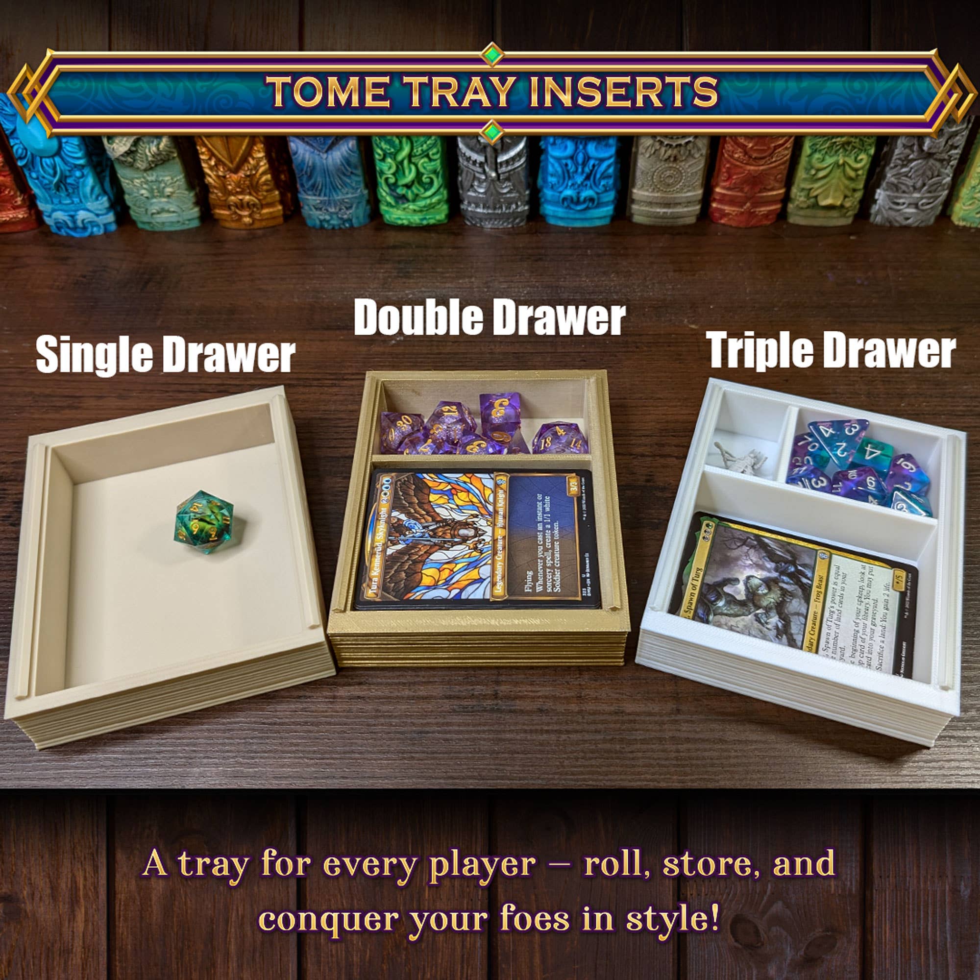 Mimic Storage Tome for TTRPG, MTG, Pokemon, D&D Gaming! | Odin's Place