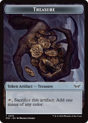 Treasure // Manifest Double-Sided Token [Duskmourn: House of Horror Tokens] | Odin's Place