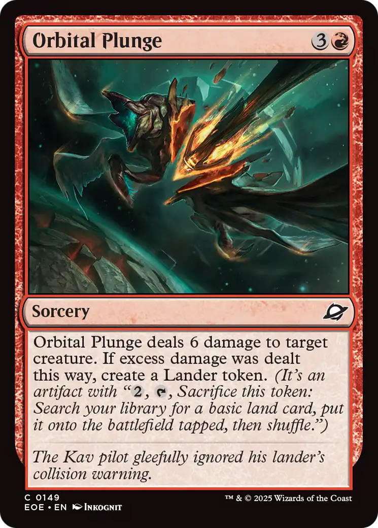 Orbital Plunge [Edge of Eternities] | Odin's Place