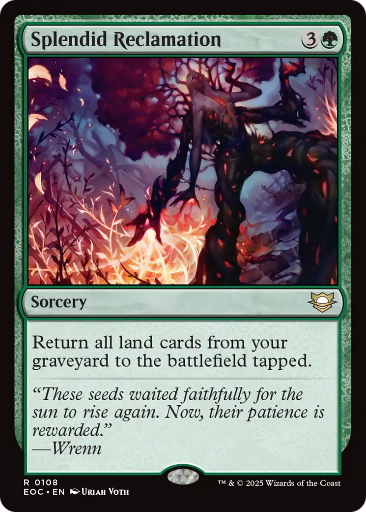 Splendid Reclamation [Edge of Eternities Commander] | Odin's Place