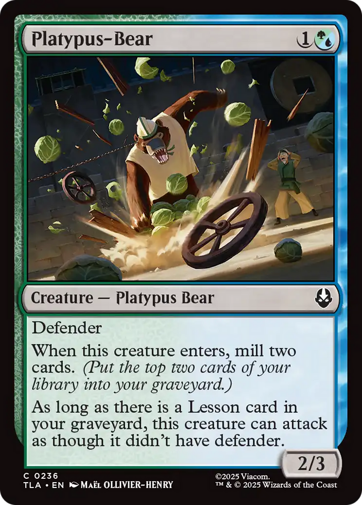Platypus-Bear [Avatar: The Last Airbender] | Odin's Place