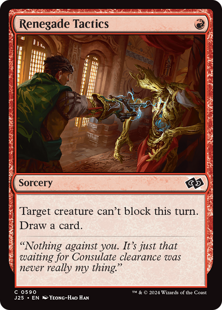 Renegade Tactics [Foundations Jumpstart] | Odin's Place