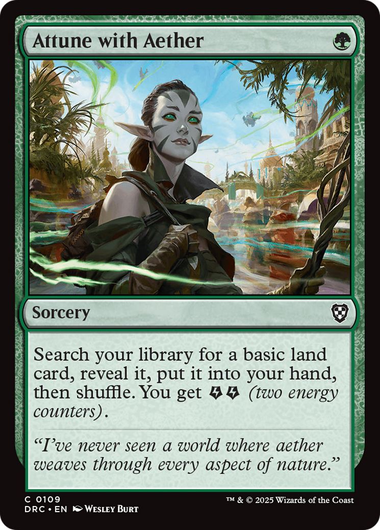 Attune with Aether [Aetherdrift Commander] | Odin's Place