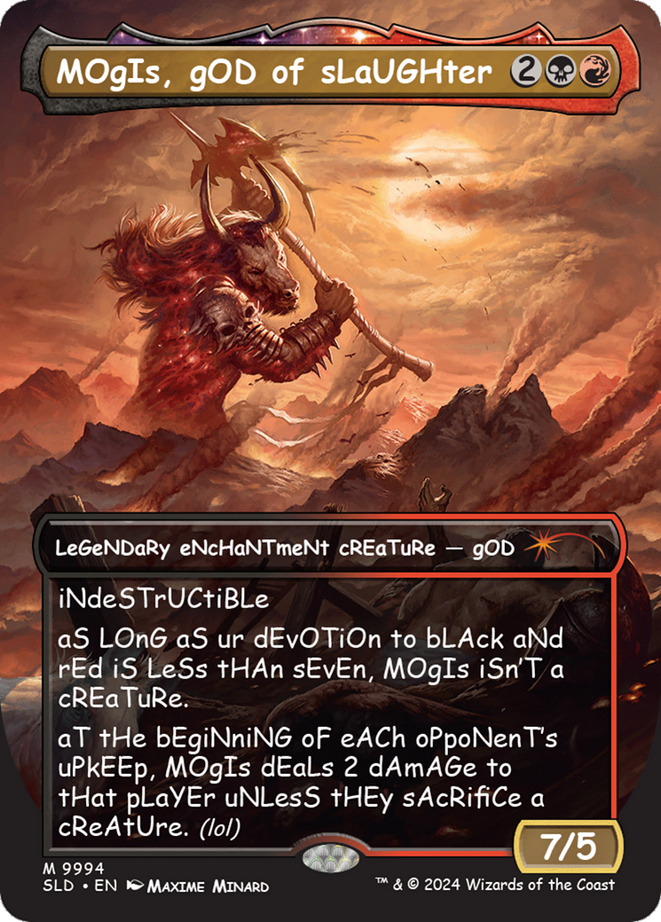 MOgIs, gOD of sLaUGHter (9994) [Secret Lair Drop Series] | Odin's Place