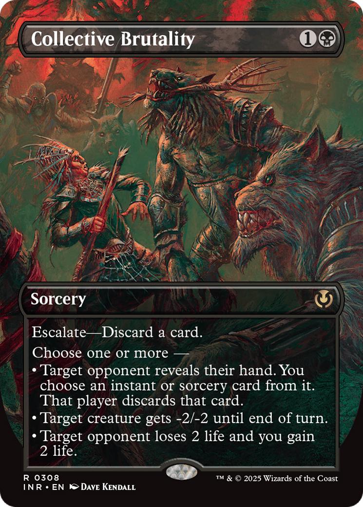 Collective Brutality (Borderless) [Innistrad Remastered] | Odin's Place