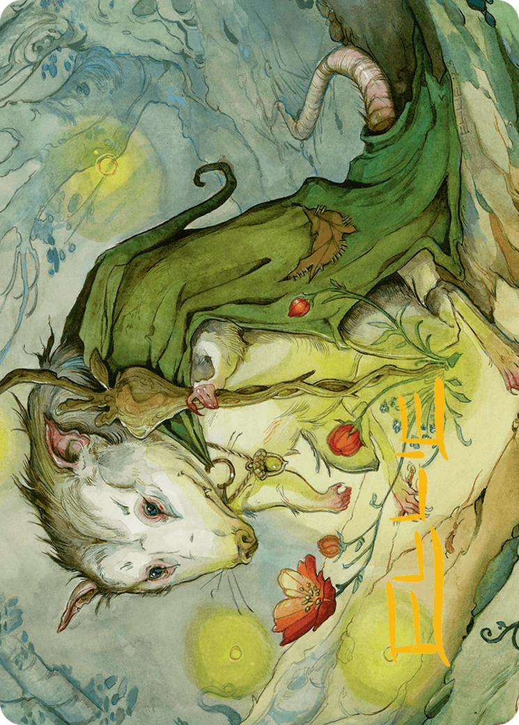 Tender Wildguide Art Card (Gold-Stamped Signature) [Bloomburrow Art Series] | Odin's Place