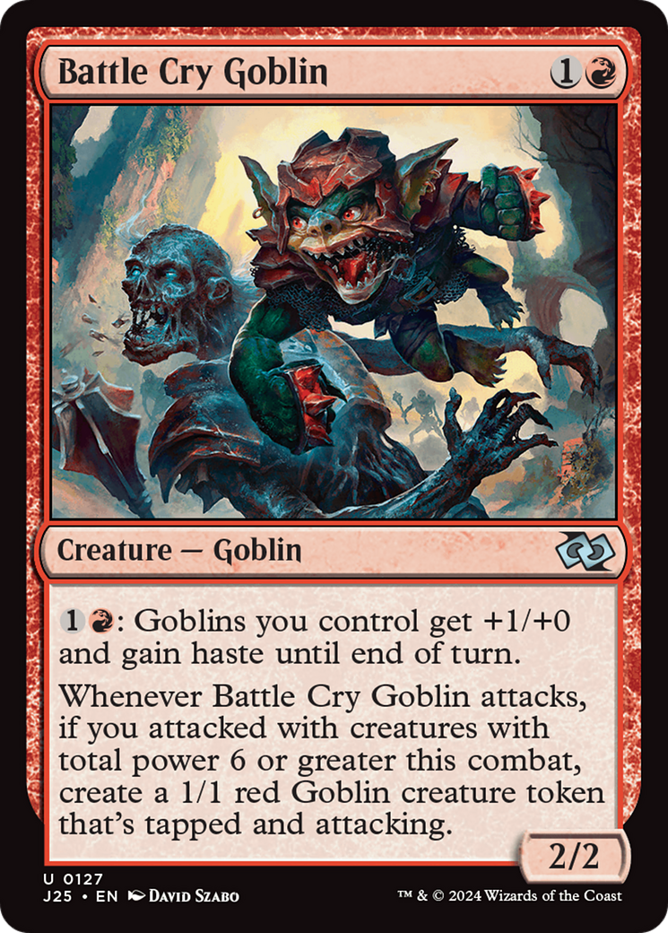 Battle Cry Goblin [Foundations Jumpstart] | Odin's Place
