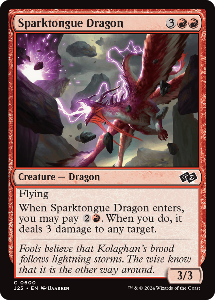 Sparktongue Dragon [Foundations Jumpstart] | Odin's Place