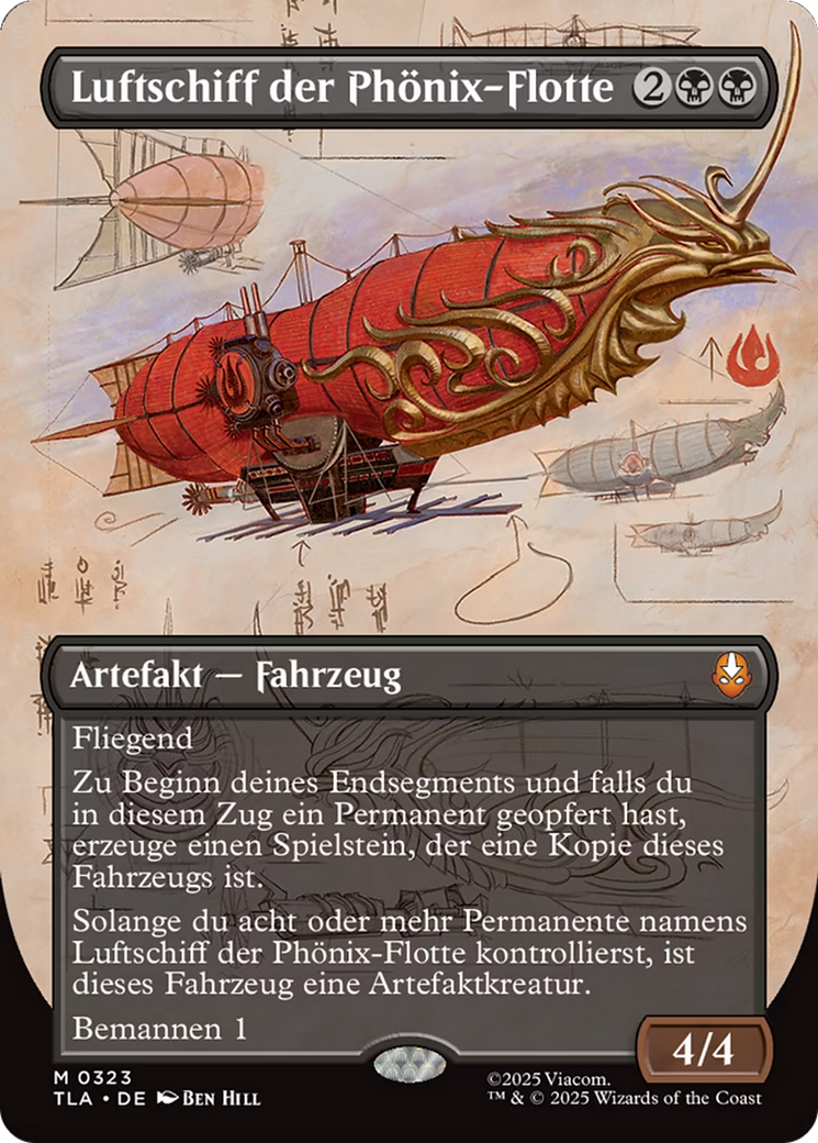 Phoenix Fleet Airship (Borderless) [Avatar: The Last Airbender] | Odin's Place