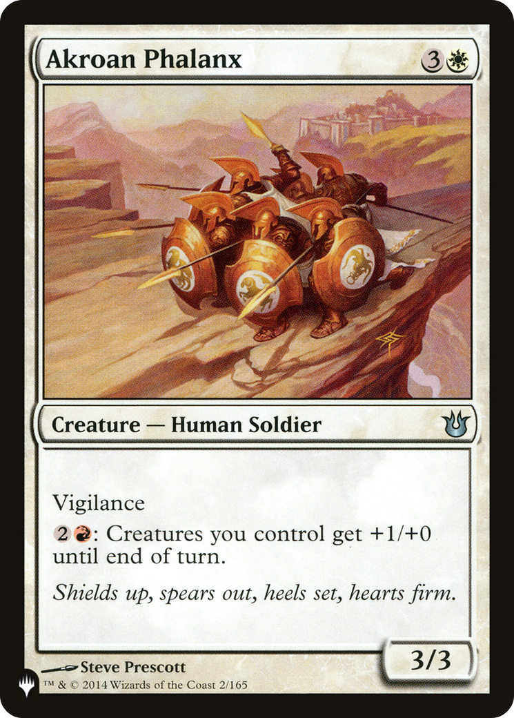Akroan Phalanx [The List] | Odin's Place