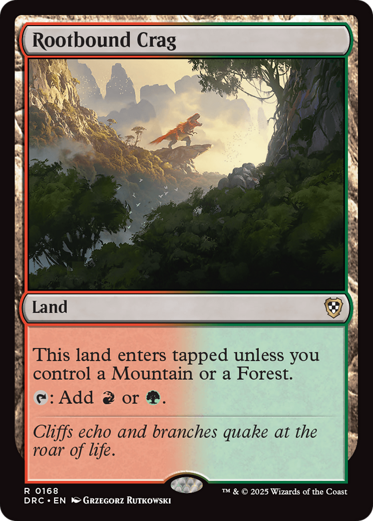 Rootbound Crag [Aetherdrift Commander] | Odin's Place